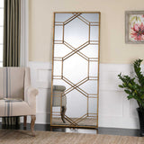 Kennis Leaf Leaner Mirror - Gold by Uttermost - View 2