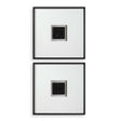 Origins Shadow Boxes (Set of 2) - Black / White by Uttermost - View 1