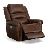 Oscar Power Recliner With Power Headrest - Pumpernickel | Flexsteel