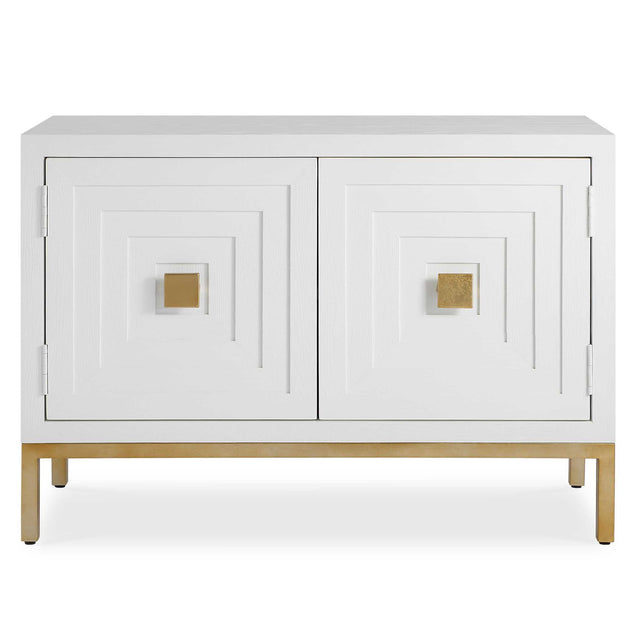 Aiken 2 Door Cabinet - White by Uttermost - View 1
