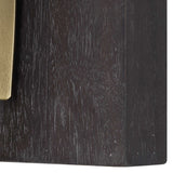 Crosshatch Metal Wall Decor (Set of 2) - Dark Brown / Bronze by Uttermost - View 6