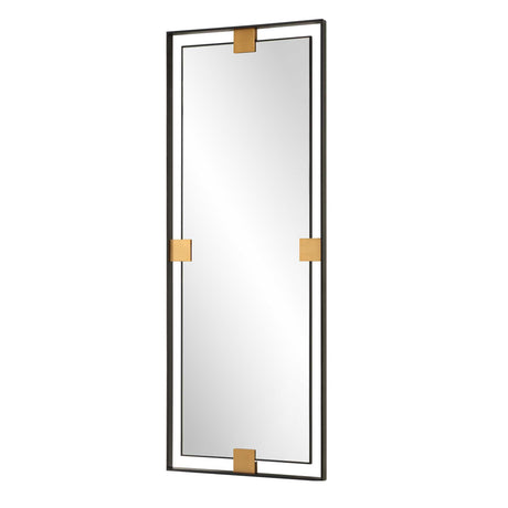 Cornerstone Oversized Mirror - Black by Uttermost - View 4