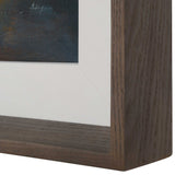 Blue Reverie Framed Abstract Lake Print - Light Brown by Uttermost - View 7