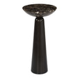Hastings Marble Accent Table - Dark Brown by Uttermost - View 1