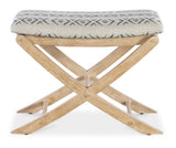 Retreat Camp Stool Bed Bench - Light Brown / Gray by Hooker Furniture - View 7