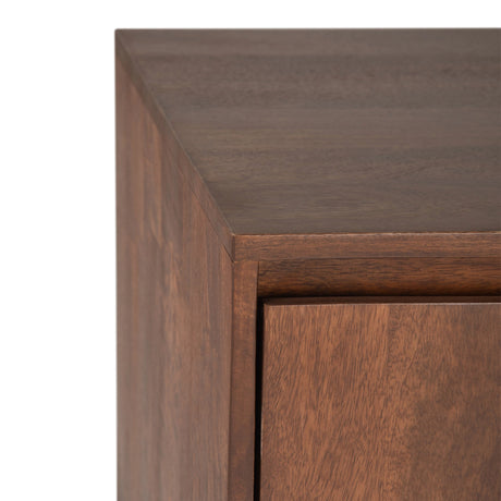 Hunter 60 inch Wide Solid Mango Wood TV Stand in Urban Brown For TVs up to 65 inches - sold by Home Elegance USA