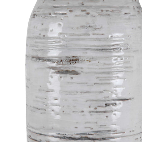 Lenta Table Lamp - White / Silver by Uttermost - View 6
