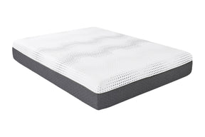 12' California King Mattress Green Tea Gel-Infused Memory Foam Hybrid Mattress, Plush Foam Pocket Coils, Mattress in a Box, Comfortable Sleep Mattress
