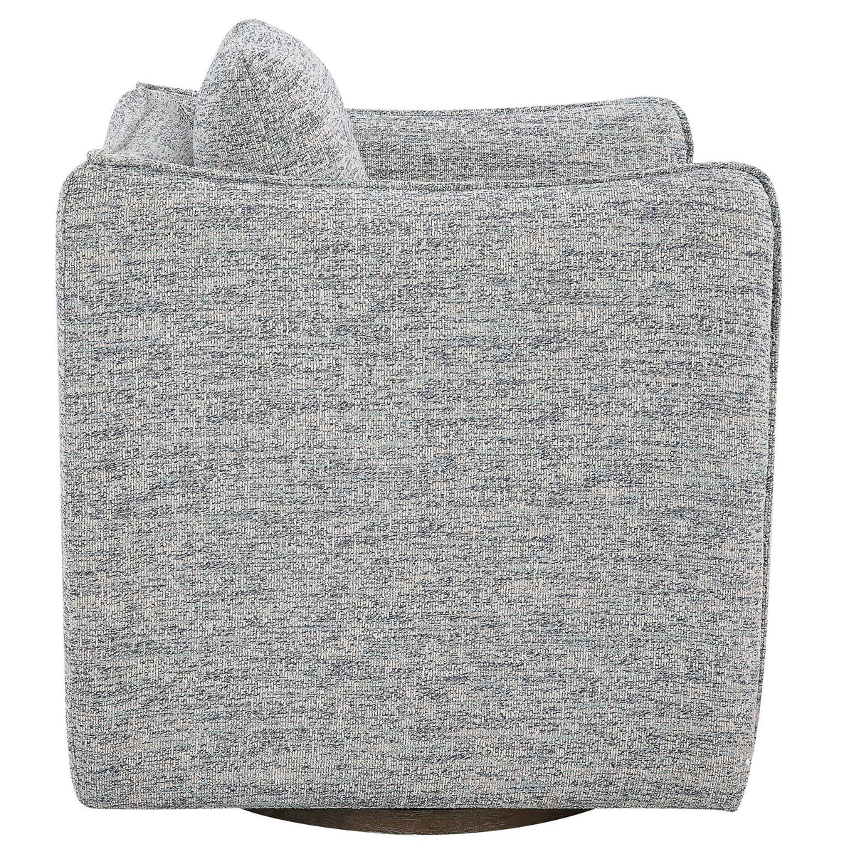 Corben Swivel Chair - Light Gray by Uttermost - View 5