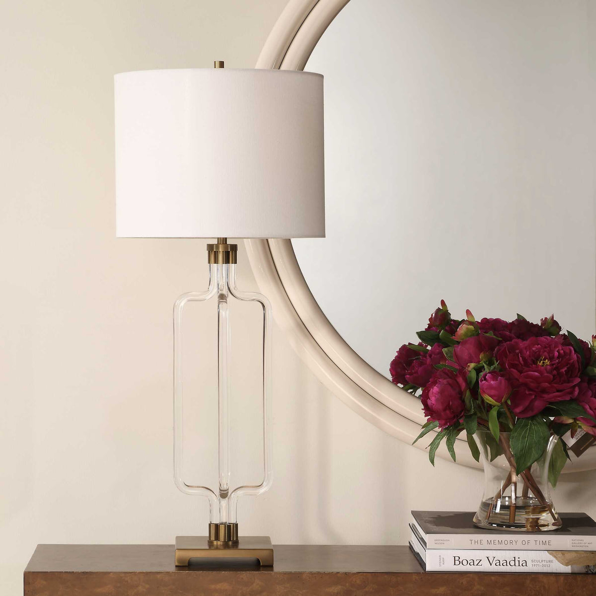 Outline Cordless LED Table Lamp - Gold by Uttermost - View 2