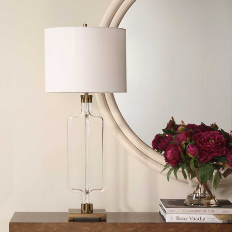 Outline Cordless LED Table Lamp - Gold by Uttermost - View 2