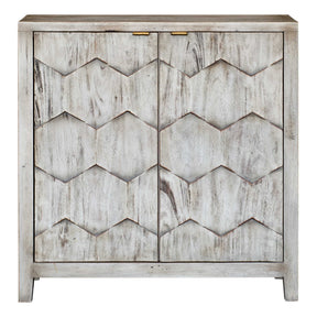 Catori Console Cabinet Smoked Ivory - Light Gray by Uttermost - View 1