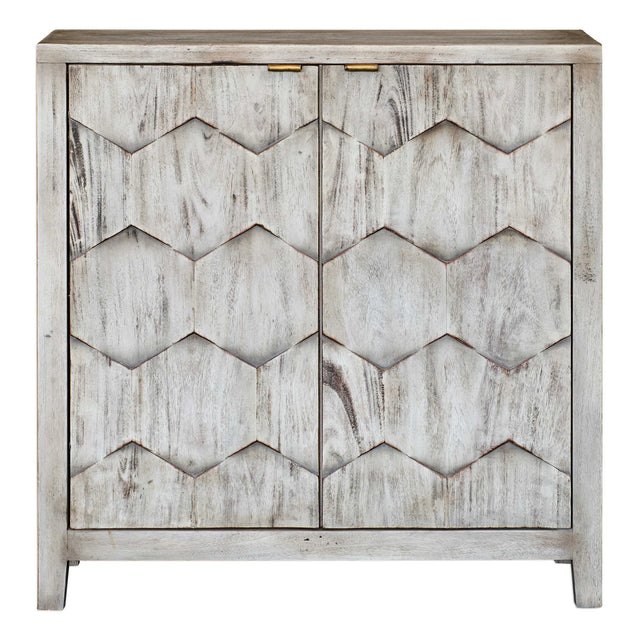 Catori Console Cabinet Smoked Ivory - Light Gray by Uttermost - View 1