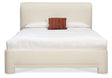 Geometry Queen Upholstered Bed - Beige by Hooker Furniture - View 2
