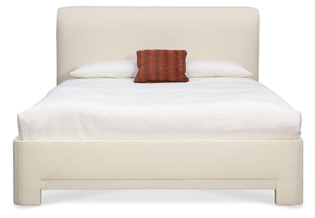 Geometry Queen Upholstered Bed - Beige by Hooker Furniture - View 2
