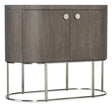 Modern Mood Oval Nightstand - Dark Brown / Dark Gray by Hooker Furniture - View 1