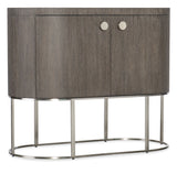 Modern Mood Oval Nightstand - Dark Brown / Dark Gray by Hooker Furniture - View 1