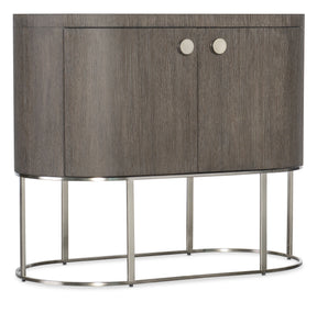 Modern Mood Oval Nightstand - Dark Brown / Dark Gray by Hooker Furniture - View 1
