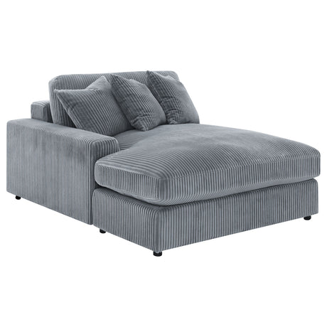 Marcus Fog Track Arms Reversible Sectional with Pillows - sold by Home Elegance USA