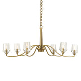 Barcelona 6 Light Brass Chandelier - Gold by Uttermost - View 5
