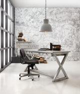Melange Dixon Writing Desk - Gray by Hooker Furniture - View 2