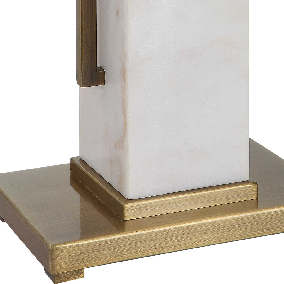 Column White Marble Table Lamp by Uttermost - View 6