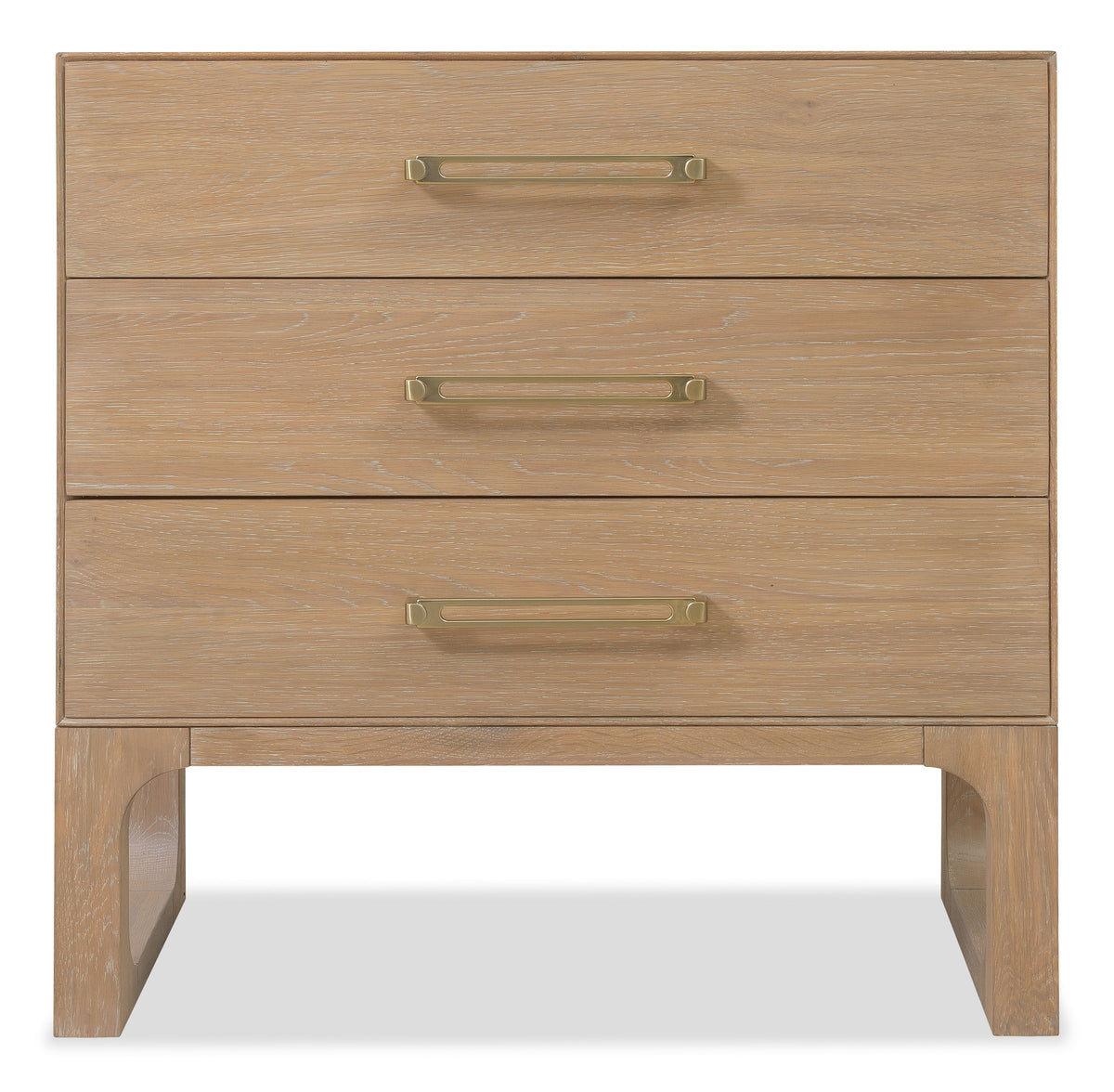Banyon Bay Three Drawer Nightstand - Light Brown by Hooker Furniture - View 7