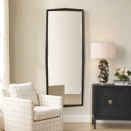 On Point Tall Mirror Bronze - Black by Uttermost - View 2