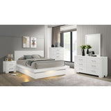 Tokyo Snow White 5-piece Eastern King Bedroom Set