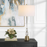 Annily Crystal Table Lamp Brass - Yellow by Uttermost - View 2