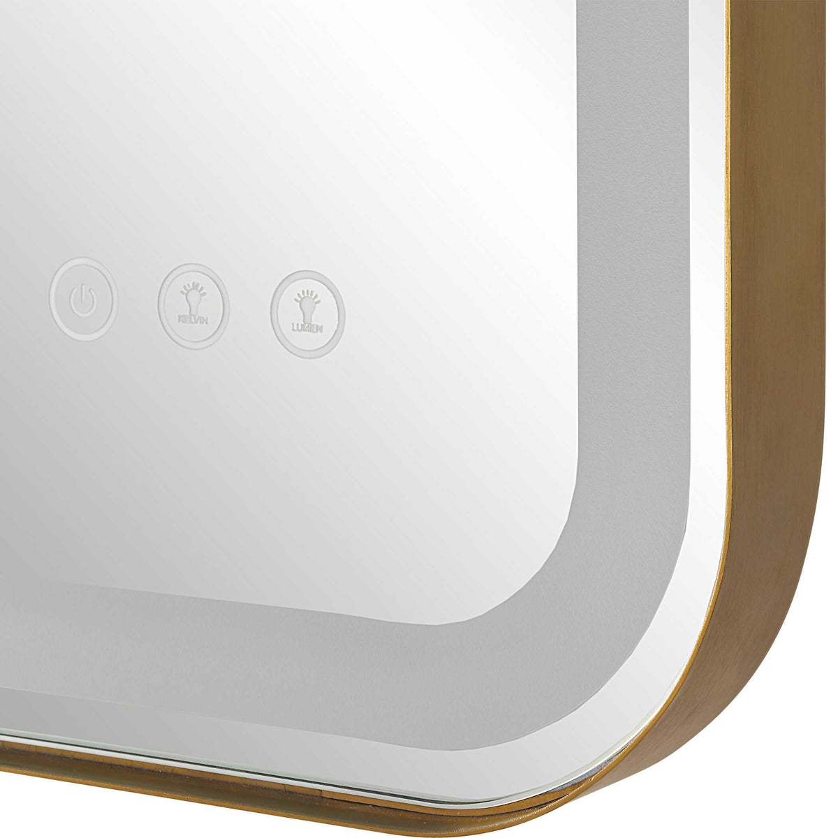 Crofton Vanity Mirror Gold & Silver - Gold / Silver by Uttermost - View 7