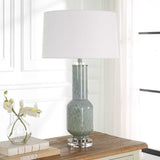 Imperia Aqua Gray Table Lamp - Silver by Uttermost - View 2