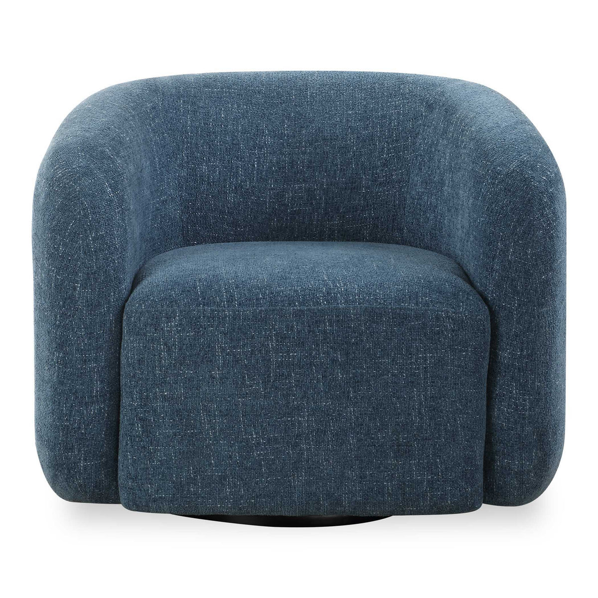 Junie Swivel Barrel Chair - Blue by Uttermost - View 1