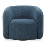 Junie Swivel Barrel Chair - Blue by Uttermost - View 1