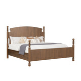 Azalea King Panel Bed - Walnut | Flexsteel