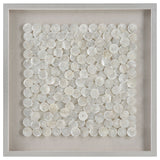 Roxas Capiz Shell Shadow Box - Silver by Uttermost - View 1