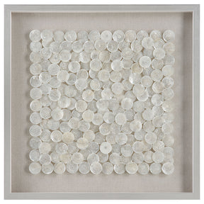 Roxas Capiz Shell Shadow Box - Silver by Uttermost - View 1