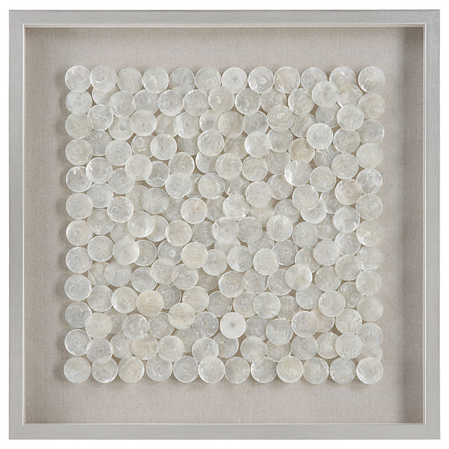 Roxas Capiz Shell Shadow Box - Silver by Uttermost - View 1