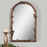 Paza Arch Mirror Antique Gold - Light Brown by Uttermost - View 2
