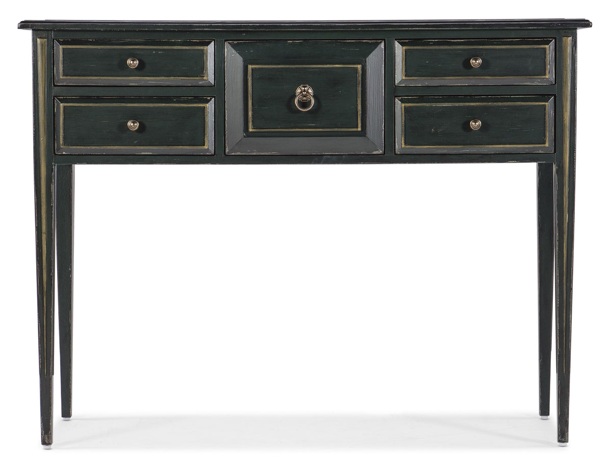 Charleston Five-Drawer Console Table - Dark Green by Hooker Furniture - View 10