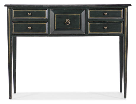 Charleston Five-Drawer Console Table - Dark Green by Hooker Furniture - View 10