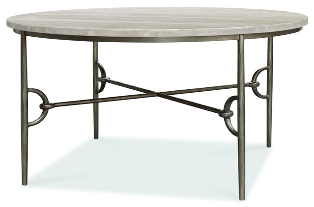 Commerce And Market Table Talk Chat Table Champagne / Gray - Beige / Gray by Hooker Furniture - View 1