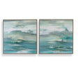 Tranquil State Of Mind Framed Canvases (Set of 2) - Blue by Uttermost - View 1