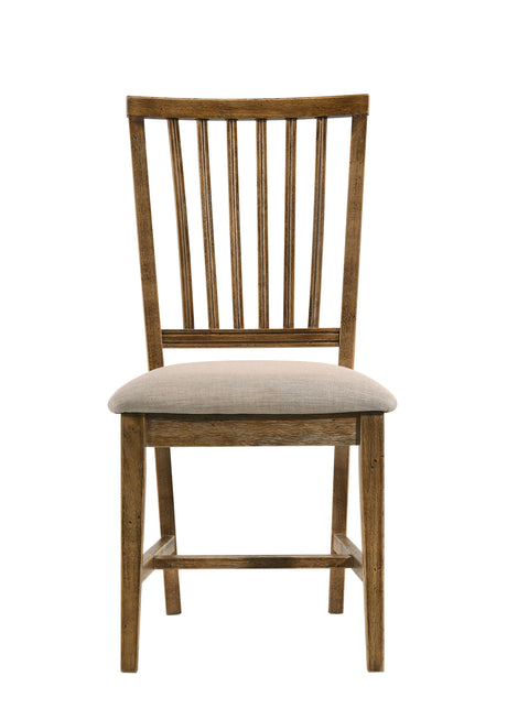 Wallace II Weathered Oak 5PCs Dining Room Set - sold by Home Elegance USA