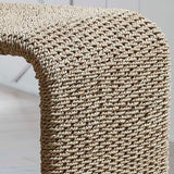 Calabria Woven Seagrass End Table - Beige by Uttermost - View 5