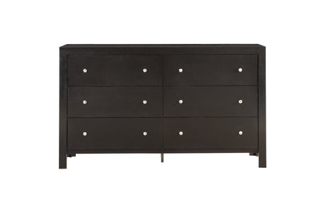 Burlington G2450 - D Dresser , Black | Home Elegance USA