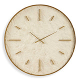 Stone Serenity Wall Clock - Light Brown by Uttermost - View 1