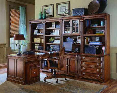 Brookhaven Lateral File Cabinet - Dark Brown by Hooker Furniture - View 5