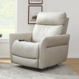 Artemis Power Rocking Recliner With Power Headrest, Lumbar, Heat & Massage - Dove | Flexsteel