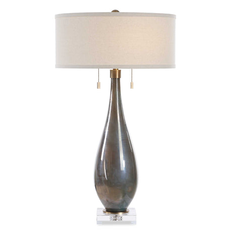 Cardoni Table Lamp Smoke - Dark Gray by Uttermost - View 1